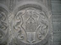 1917-Sondrio,portale d'ingresso dell'ex Tribunale (progetto di A. Giussani)