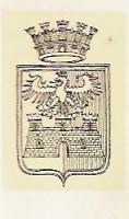 1958-Lo stemma nel frontespizio del libro "Tirano" di B. Credaro (Disegno di Livio Benetti)