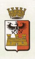 E'questa la versione arbitraria dello stemma che il Comune utilizza per gran parte dell'ultimo quarto del XX sec.