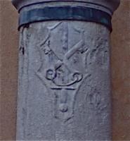 1517, Morbegno,colonna del protiro della chiesa di S. Antonio