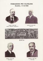 1988-cartoilina filatelica in ricordo di Fabio, Enrico, Carlo e Bruno Besta