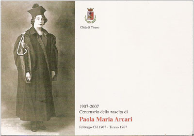 2007 - Centenario Paola Maria Arcari